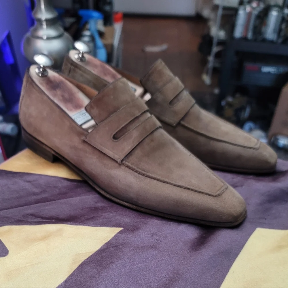 Berluti Andy Demesure Suede Loafers - Picture 12 of 13